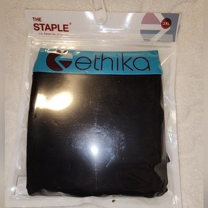Black and blue Ethika the staple underwear 2xl